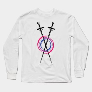 Bisexual Pride Swords Long Sleeve T-Shirt